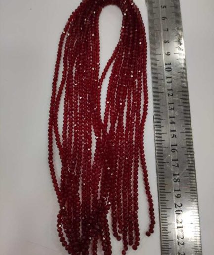 3 mm. Şeffaf Koyu Bordo 001